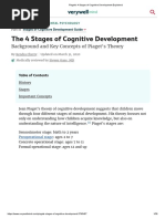 Piaget's 4 Stages of Cognitive Development Explained