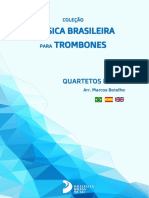 Música Brasileira para Trombones: Quartetos Fáceis