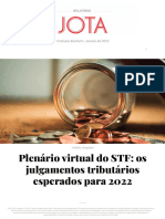 OS JULGAMENTO TRIBUTARIOS ESPERADOS PARA 2022 - JOTAINFO
