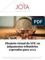 STF julgará casos tributários com impacto de R$ 647 bi