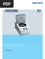 Eppendorf Centrifugation Operating-Manual Centrifuge-5424-R