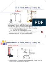 Measurement of Force, Motion, Sound, Etc