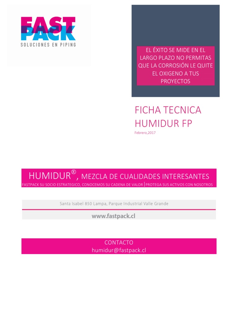 Humidur FP: Protección Anticorrosiva | PDF | Petróleo | Agua