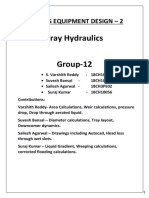 Tray Hydraulics: Process Equipment Design - 2
