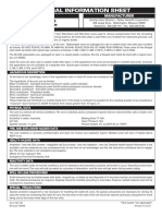 Catch-All Filter-Drier Cores Material Safety Data Sheet