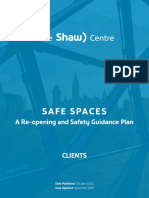 Safe Spaces: A Re-Opening and Safety Guidance Plan
