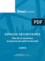Shaw Centre Safe Spaces - FR -November 2021
