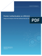 Pointer Authentication On Armv8.3: Design and Analysis of The New Software Security Instructions