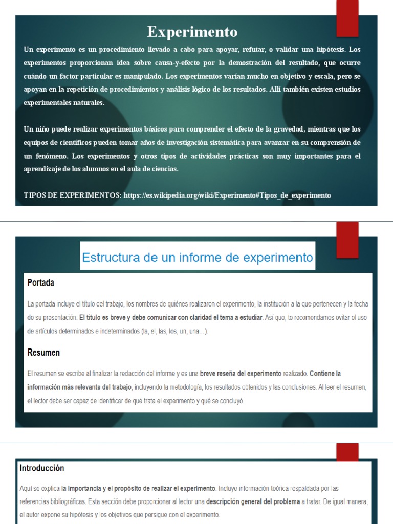 Experimento Cientifico | PDF