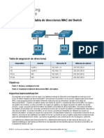 7.3.7 Lab - View The Switch Mac Address Table - Es XL