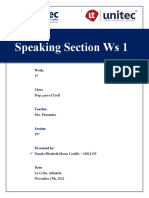 Speaking Section Ws