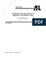 ARL-TR-4393 - Modeling The Penetration Behavior of Ridged Spheres Into Ballistic Gelatin (MAR2008)