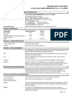 Material Safety Data Sheet Kv-Lite Afff Foam Concentrate, 3 & 6 % - Ul Listed