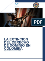 La Extincion Del Derecho de Dominio en Colombia