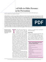 Management of Falls in Older Persons: A Prescription For Prevention