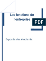 03 Les Fonctions de L'entreprise