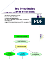 Protozoarios Intestinales (Esporozoarios o Coccidia) 2019