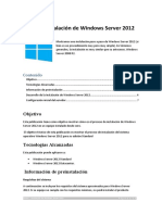 Tema 1 Instalacion Windows Server 2012 y Configuraciones Basicas