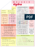 Formulario Álgebra