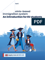 The UK's Points-Based Immigration System An Introduction For EU Students