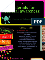 Materials for increasing cultural awareness