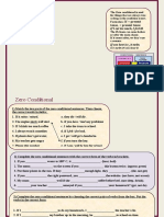 Zero Conditional Exercises Grammar Drills Grammar Guides Tests 88319