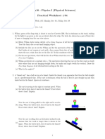 PHYA10 - Physics I (Physical Sciences) Practical Worksheet #04