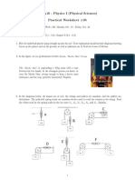 PHYA10 - Physics I (Physical Sciences) Practical Worksheet #05