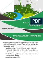 Lecture 02-C Macroeconomic Parameters