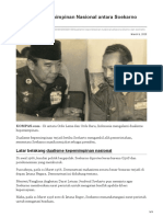 Dualisme Kepemimpinan Nasional Antara Soekarno Dan Soeharto