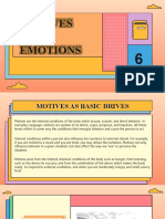 MOTIVES AND EMOTIONS: AN OVERVIEW