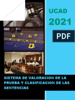 Tarea Principio Sistema de Valoracion de La Prueba y Clasificacion de La Sentencia 18 11 21