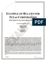 12083328 2 Bylaws Texas Corporation