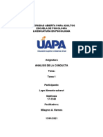 Análisis histórico del aprendizaje y la conducta