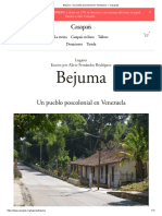 Bejuma - Un Pueblo Poscolonial en Venezuela - Casapaís