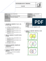 Taller No - 4 Teoria de Conjuntos