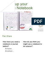 Setting Up Your Science Notebook