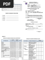 (# 2) SF 9 - ES (Learner's Progress Report Card) RAMEL L. GEDOR