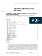 Toxicity of Naturally Occurring Anthraquinones