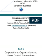 Financial Accounting Sem 2 (2019-2020) Lecturer: Mr. Vu Tuan Anh, CMA, MSA Email: (Preferred) Tutor: Ms. Tran My Ha