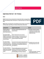 CLSP English Scheme of Work Year 7 Term 3 Hgtug