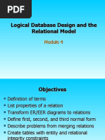 Logical Database Design and The Relational Model