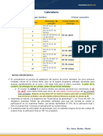 Calendario - Sociología Jca 2022-2