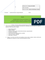 Tarefa Noções de Embriologia e Zoologia