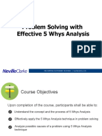 Problem Solving With Effective 5 Whys Analysis