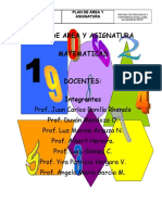 Plan de Area I.E.D. Las Flores 2021 - Matematicas