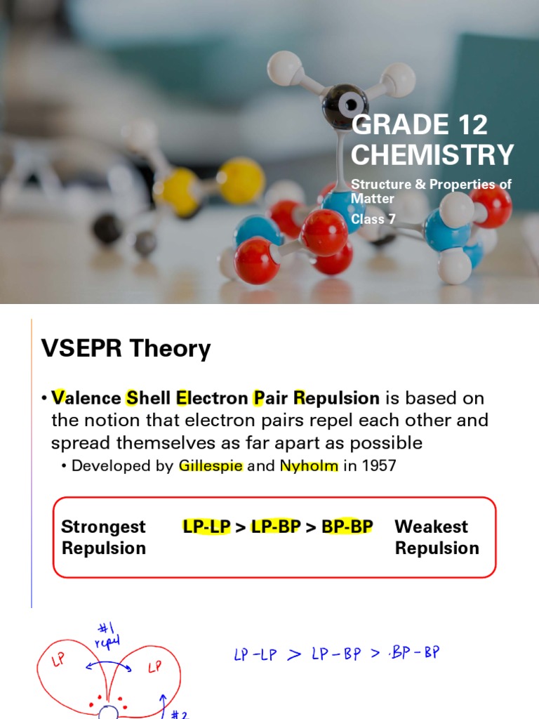 Grade 12 Chemistry: Structure & Properties of Matter Class 7 | PDF ...