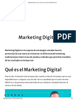 Marketing Digital - Que És, Cómo Hacer y Todo Sobre Marketing Online