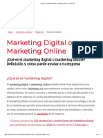 ¿Qué es el marketing digital o marketing online_ - Cyberclick