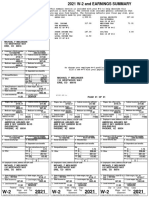 2021 W-2 Earnings Summary